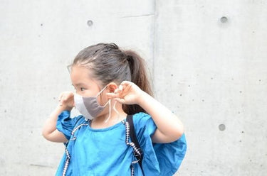 ★90%OFF★misore kids mask 接触冷感キッズマスク 《PRIME COOL》2枚セット パープル&イエロー