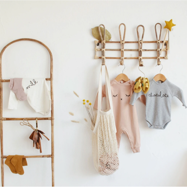 organic zoo オーガニックズー Grey Melange Chocolate Bodysuit GBCH