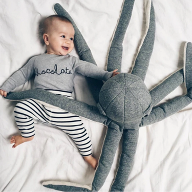 organic zoo オーガニックズー Grey Melange Chocolate Bodysuit GBCH