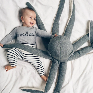 organic zoo オーガニックズー Grey Melange Chocolate Bodysuit GBCH