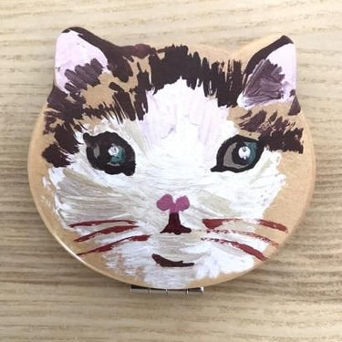 NathalieLete ナタリーレテ Compact Mirror Cat Toffee コンパクトミラー Toffee NL309