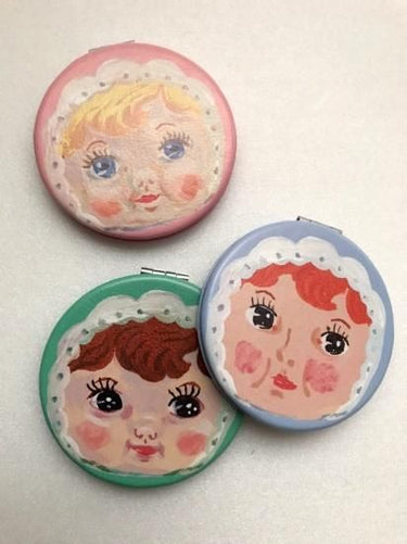 NathalieLete ナタリーレテ Compact Mirror Charmy Light blue コンパクトミラー Charmy Light blue NL311