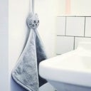 松尾ミユキ タオルハンカチ Cat Face Hand towel Gray MM662