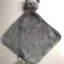 松尾ミユキ タオルハンカチ Cat Face Hand towel Gray MM662