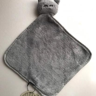 松尾ミユキ タオルハンカチ Cat Face Hand towel Gray MM662
