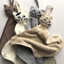 松尾ミユキ タオルハンカチ Cat Face Hand towel Gray MM662