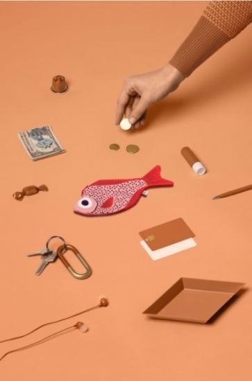 Donfisher ドンフィッシャー Sweeperfish Keychain Pink イシモチ 防水加工 魚キーリング