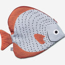 Donfisher ドンフィッシャー Circular Batfish Blue ツバメウオ 魚ポーチ ブルー