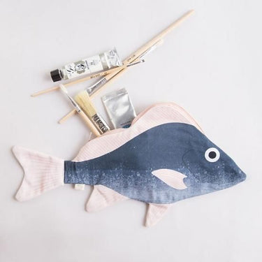 Donfisher ドンフィッシャー SNAPPER Case Blue フエダイ 魚ポーチ