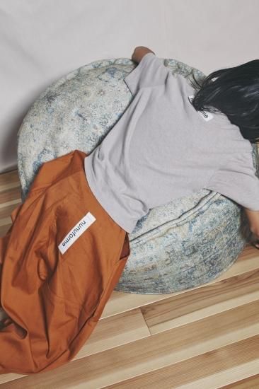 ★BASIC★ns-621-005 nunuforme ヌヌフォルム オックス ポインテッド パンツ Orange