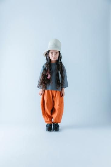★BASIC★ns-621-005 nunuforme ヌヌフォルム オックス ポインテッド パンツ Orange