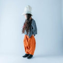 ★BASIC★ns-621-005 nunuforme ヌヌフォルム オックス ポインテッド パンツ Orange