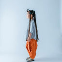 ★BASIC★ns-621-005 nunuforme ヌヌフォルム オックス ポインテッド パンツ Orange