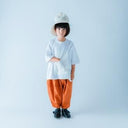 ★BASIC★ns-621-005 nunuforme ヌヌフォルム オックス ポインテッド パンツ Orange