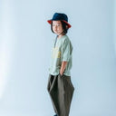 ★BASIC★ns-621-005 nunuforme ヌヌフォルム オックス ポインテッド パンツ Gray
