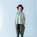 ★BASIC★ns-621-005 nunuforme ヌヌフォルム オックス ポインテッド パンツ Gray