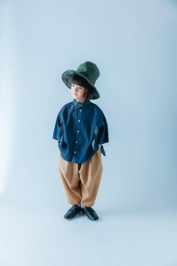 ★BASIC★ns-621-005 nunuforme ヌヌフォルム オックス ポインテッド パンツ Brown