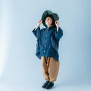 ★BASIC★ns-621-005 nunuforme ヌヌフォルム オックス ポインテッド パンツ Brown