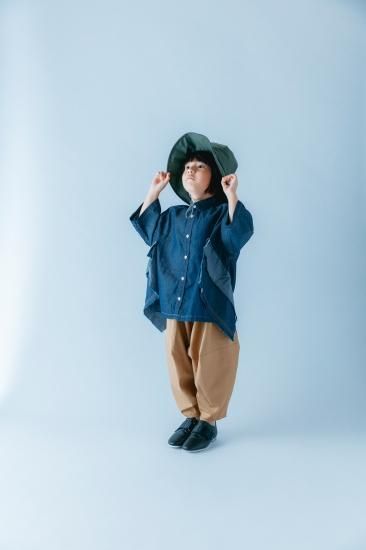 ★BASIC★ns-621-005 nunuforme ヌヌフォルム オックス ポインテッド パンツ Brown