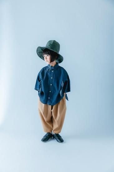 ★BASIC★ns-621-005 nunuforme ヌヌフォルム オックス ポインテッド パンツ Brown