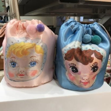 NathalieLete ナタリーレテ Drawstring bag Charmy 巾着袋 PK NL321