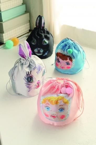NathalieLete ナタリーレテ REGLISSE Drawstring bag 巾着袋 NL318