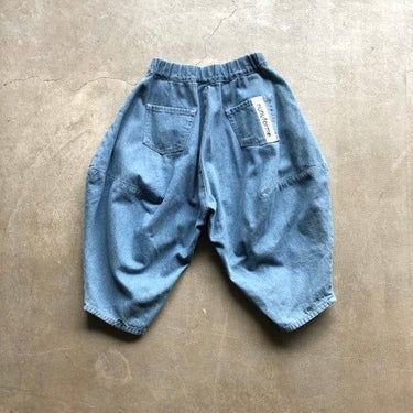 ★BASIC★ns-621-017 nunuforme ヌヌフォルム デニム ポインテッド パンツ BLEACH