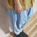 ★BASIC★ns-621-017 nunuforme ヌヌフォルム デニム ポインテッド パンツ BLEACH