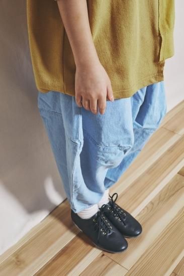 ★BASIC★ns-621-017 nunuforme ヌヌフォルム デニム ポインテッド パンツ BLEACH