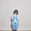 ★BASIC★ns-621-017 nunuforme ヌヌフォルム デニム ポインテッド パンツ BLEACH