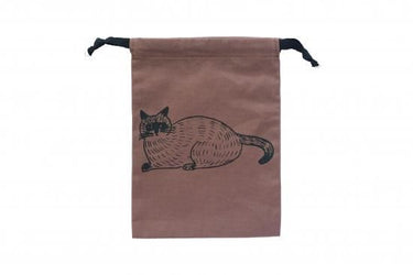 松尾ミユキ Reversible drawstring bag Willow&Flower Sサイズ MM708
