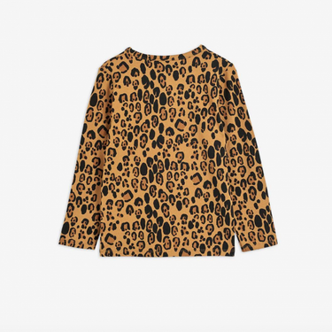 ★BASIC★mini rodini ミニロディーニ Basic leopard grandpa TENCEL™ Beige