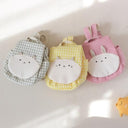 ★30%OFF★tsumikipoche ツミキポッシュ はるなつギンガムのベビーリュック たんぽぽイエロー ねこ