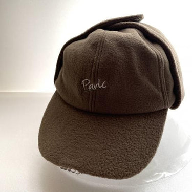 THE PARK SHOP ザ パークショップ PARK FLEECE 3WAY CAP brown TPS-398
