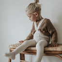 Condor コンドル RIB TIGHTS WITH ELASTIC SUSPENDERS サスペンダーリブタイツ 304 LINEN Ref: 2416/1