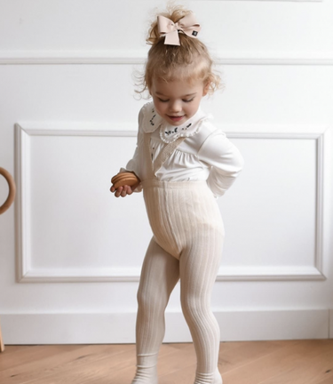 Condor コンドル RIB TIGHTS WITH ELASTIC SUSPENDERS サスペンダーリブタイツ 304 LINEN Ref: 2416/1