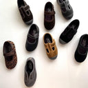 CIENTA シエンタ ベルクロワンストラップシューズ brown/velour ブラウンベロア 500075 30