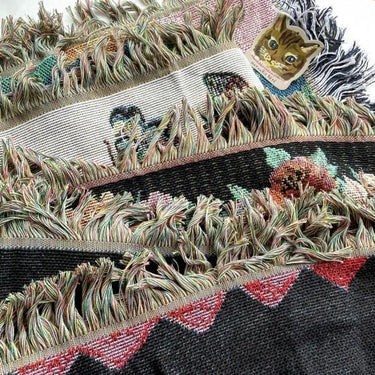 NathalieLete ナタリーレテ Tapestry Rug Two Birds タペストリーラグ バード NL376