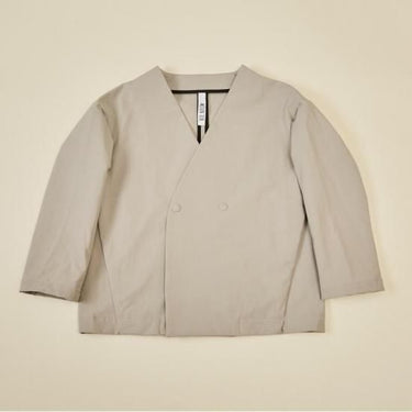 MOUN TEN. マウンテン double cloth stretch jacket greige 21W-MJ01-1024

