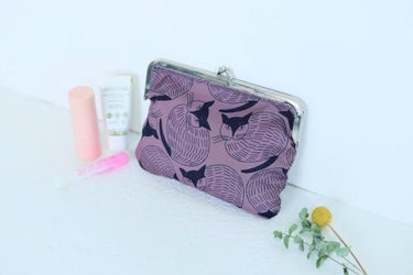 松尾ミユキ Frame purse Cat BR フレームパース ネコ ブラウン MM755