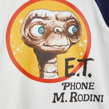 ★E.T. PHONE 2021AW collection★mini rodini ミニロディーニ E.T. ss tee White