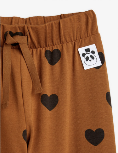 ★BASIC★mini rodini ミニロディーニ Basic hearts jersey trousers TENCEL™