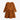 ★BASIC★mini rodini ミニロディーニ Basic hearts ls dress TENCEL&#8482; Brown