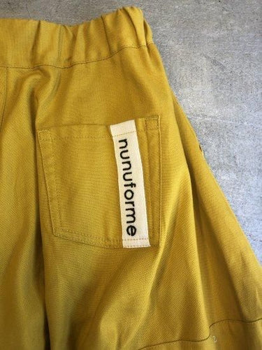★BASIC★ns-621-005 nunuforme ヌヌフォルム オックス ポインテッド パンツ Mustard