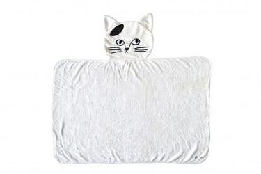 松尾ミユキ Cat Face Blanket towel IV ブランケット アイボリー MM849