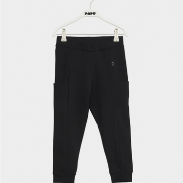 ★40%OFF★PAPU パプ THIGH POCKET PANTS Black 20159