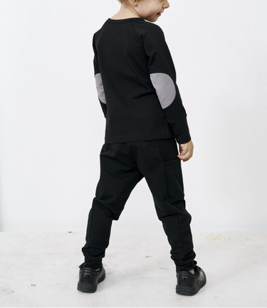 ★40%OFF★PAPU パプ THIGH POCKET PANTS Black 20159
