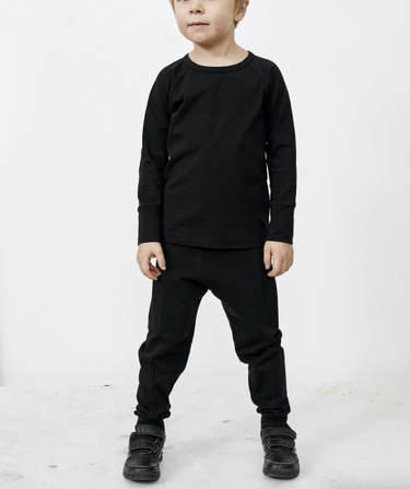 ★40%OFF★PAPU パプ THIGH POCKET PANTS Black 20159