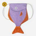 Donfisher ドンフィッシャー Piranha Kid Backpack Lilac 防水加工 ピラニア 魚バックパック リュック