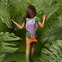 Donfisher ドンフィッシャー Piranha Kid Backpack Lilac 防水加工 ピラニア 魚バックパック リュック